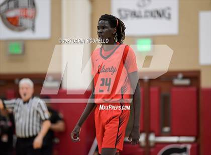 Thumbnail 2 in Liberty vs Boulder Creek (Hoophall West Invitational) photogallery.