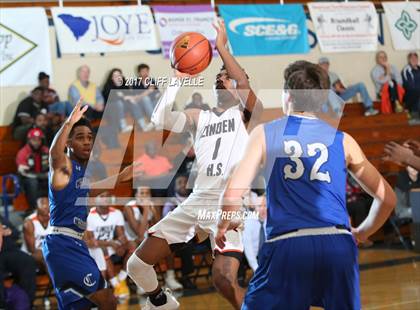 Thumbnail 1 in Charlotte Christian vs Linden (Rotary Roundball Classic) photogallery.