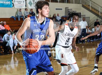 Thumbnail 2 in Charlotte Christian vs Linden (Rotary Roundball Classic) photogallery.
