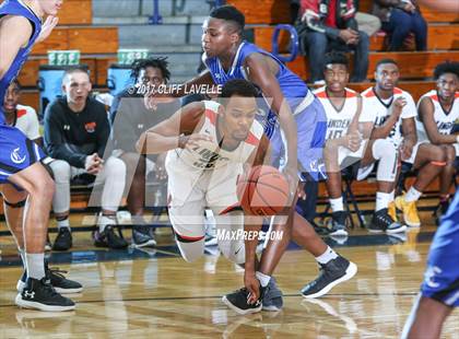 Thumbnail 2 in Charlotte Christian vs Linden (Rotary Roundball Classic) photogallery.