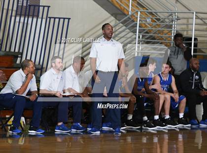 Thumbnail 3 in Charlotte Christian vs Linden (Rotary Roundball Classic) photogallery.