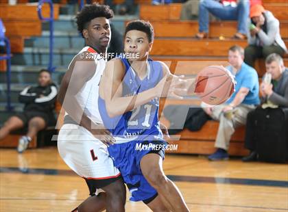 Thumbnail 1 in Charlotte Christian vs Linden (Rotary Roundball Classic) photogallery.