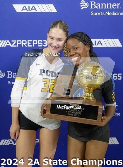 Thumbnail 2 in Phoenix Country Day vs. Scottsdale Christian Academy (AIA-2A Awards) photogallery.