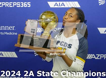 Thumbnail 3 in Phoenix Country Day vs. Scottsdale Christian Academy (AIA-2A Awards) photogallery.
