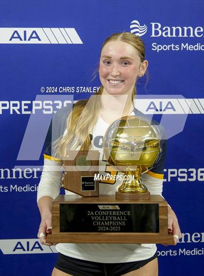 Thumbnail 2 in Phoenix Country Day vs. Scottsdale Christian Academy (AIA-2A Awards) photogallery.