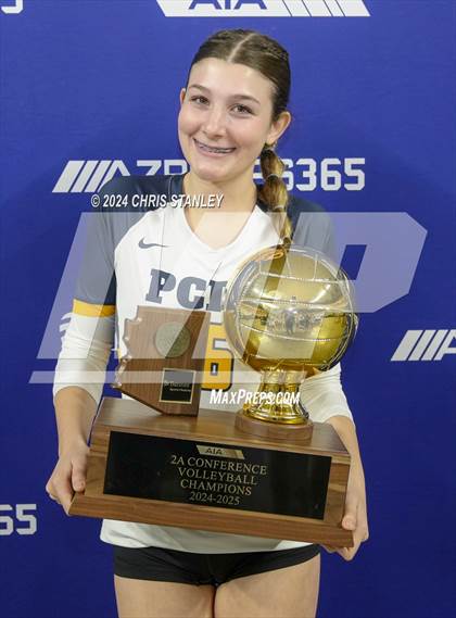 Thumbnail 1 in Phoenix Country Day vs. Scottsdale Christian Academy (AIA-2A Awards) photogallery.