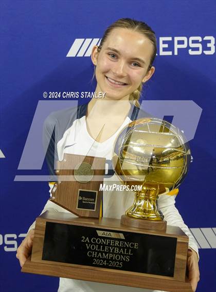 Thumbnail 1 in Phoenix Country Day vs. Scottsdale Christian Academy (AIA-2A Awards) photogallery.