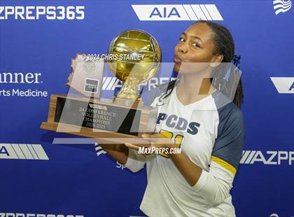 Thumbnail 2 in Phoenix Country Day vs. Scottsdale Christian Academy (AIA-2A Awards) photogallery.