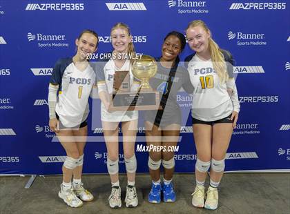 Thumbnail 2 in Phoenix Country Day vs. Scottsdale Christian Academy (AIA-2A Awards) photogallery.