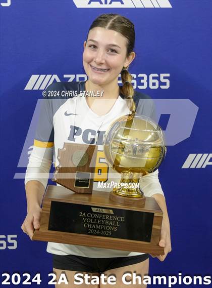 Thumbnail 2 in Phoenix Country Day vs. Scottsdale Christian Academy (AIA-2A Awards) photogallery.