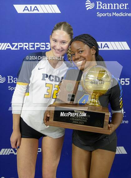 Thumbnail 1 in Phoenix Country Day vs. Scottsdale Christian Academy (AIA-2A Awards) photogallery.