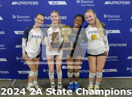 Thumbnail 3 in Phoenix Country Day vs. Scottsdale Christian Academy (AIA-2A Awards) photogallery.