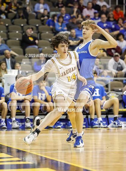 Thumbnail 2 in Highlands vs Cooper (2023 9th Region Boys Basketball Tournament) photogallery.