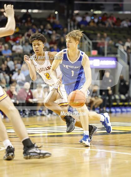 Thumbnail 3 in Highlands vs Cooper (2023 9th Region Boys Basketball Tournament) photogallery.