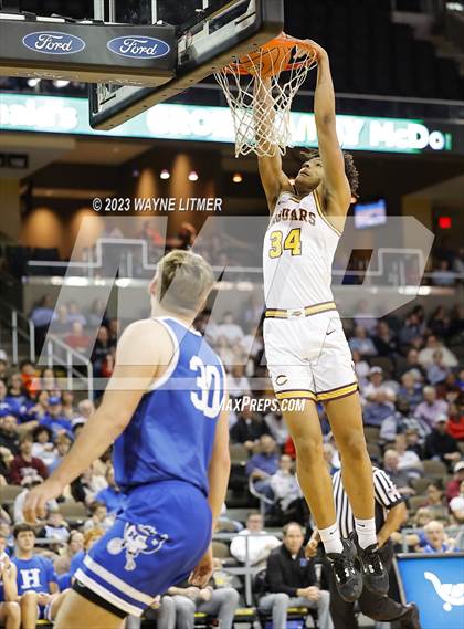 Thumbnail 3 in Highlands vs Cooper (2023 9th Region Boys Basketball Tournament) photogallery.