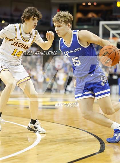 Thumbnail 2 in Highlands vs Cooper (2023 9th Region Boys Basketball Tournament) photogallery.