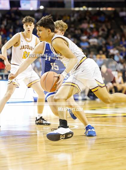 Thumbnail 2 in Highlands vs Cooper (2023 9th Region Boys Basketball Tournament) photogallery.