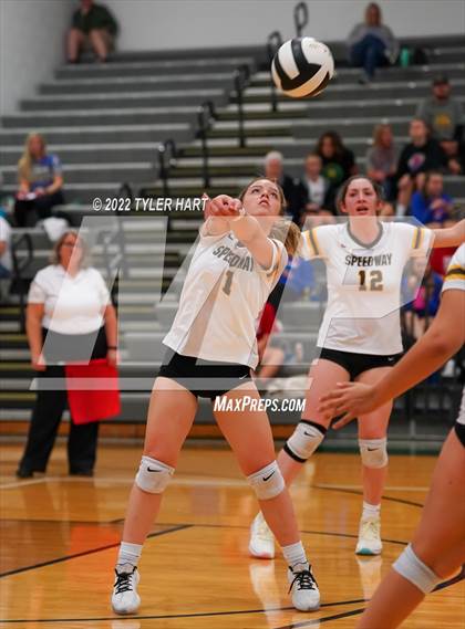 Thumbnail 1 in Speedway vs. Guerin Catholic (IHSAA 3A Regional Semi Final) photogallery.