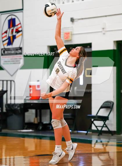 Thumbnail 1 in Speedway vs. Guerin Catholic (IHSAA 3A Regional Semi Final) photogallery.