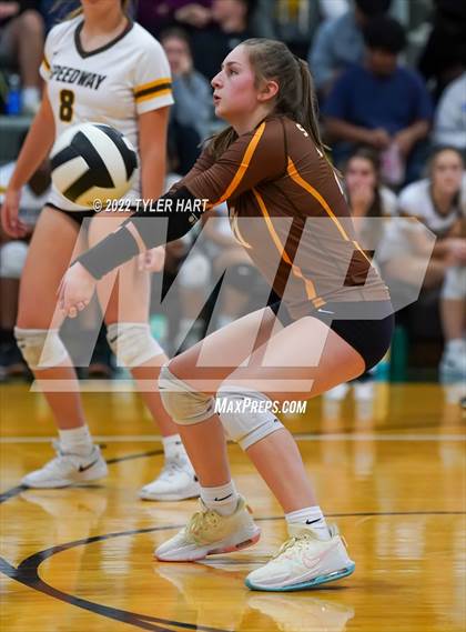 Thumbnail 2 in Speedway vs. Guerin Catholic (IHSAA 3A Regional Semi Final) photogallery.