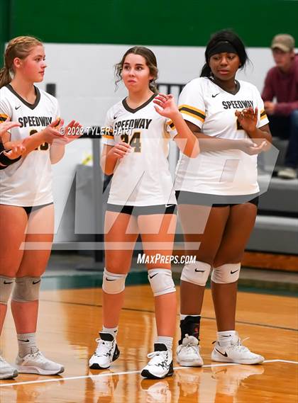 Thumbnail 3 in Speedway vs. Guerin Catholic (IHSAA 3A Regional Semi Final) photogallery.