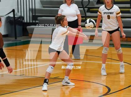 Thumbnail 2 in Speedway vs. Guerin Catholic (IHSAA 3A Regional Semi Final) photogallery.