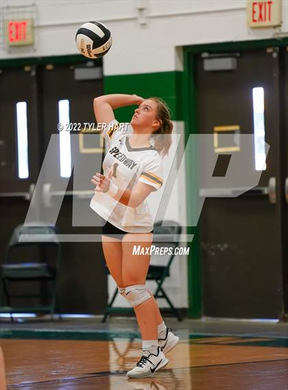 Thumbnail 1 in Speedway vs. Guerin Catholic (IHSAA 3A Regional Semi Final) photogallery.