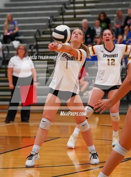 Thumbnail 3 in Speedway vs. Guerin Catholic (IHSAA 3A Regional Semi Final) photogallery.