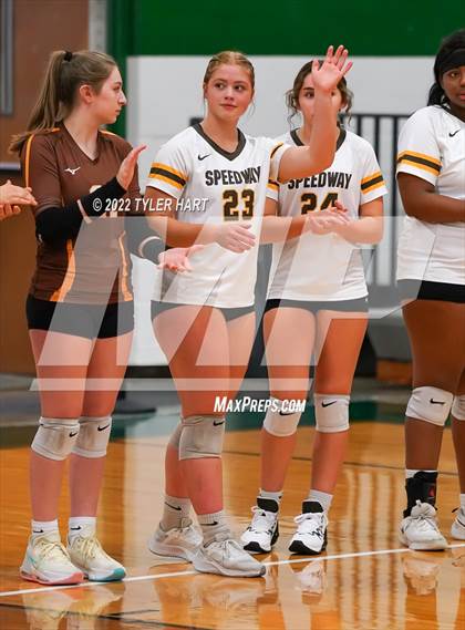 Thumbnail 2 in Speedway vs. Guerin Catholic (IHSAA 3A Regional Semi Final) photogallery.