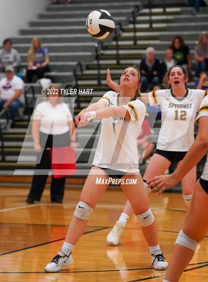 Thumbnail 2 in Speedway vs. Guerin Catholic (IHSAA 3A Regional Semi Final) photogallery.