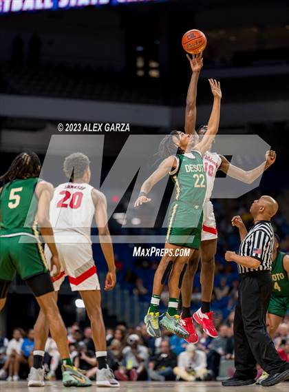 Thumbnail 1 in Lake Highlands vs Desoto (UIL 6A Basketball Semifinal) photogallery.