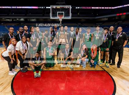 Thumbnail 1 in Lake Highlands vs Desoto (UIL 6A Basketball Semifinal) photogallery.