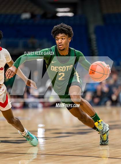 Thumbnail 2 in Lake Highlands vs Desoto (UIL 6A Basketball Semifinal) photogallery.