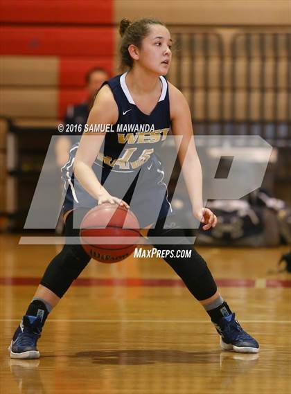 Thumbnail 1 in Notre Dame (SO) vs West Ranch (West Coast Holiday Classic) photogallery.