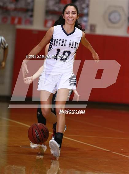 Thumbnail 1 in Notre Dame (SO) vs West Ranch (West Coast Holiday Classic) photogallery.