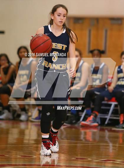 Thumbnail 1 in Notre Dame (SO) vs West Ranch (West Coast Holiday Classic) photogallery.