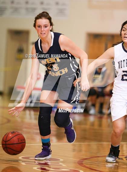 Thumbnail 3 in Notre Dame (SO) vs West Ranch (West Coast Holiday Classic) photogallery.