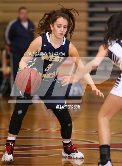 Thumbnail 1 in Notre Dame (SO) vs West Ranch (West Coast Holiday Classic) photogallery.