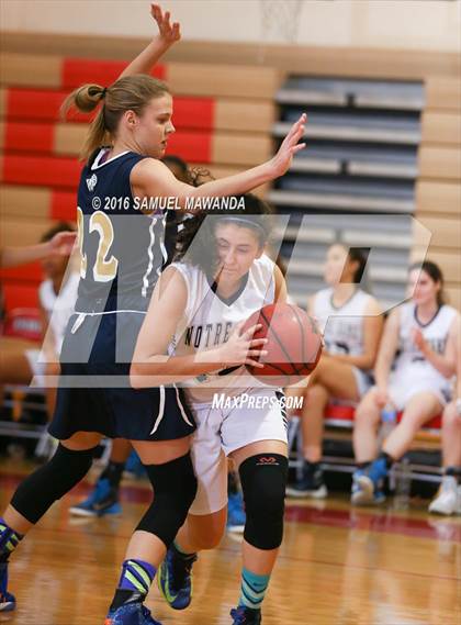 Thumbnail 1 in Notre Dame (SO) vs West Ranch (West Coast Holiday Classic) photogallery.