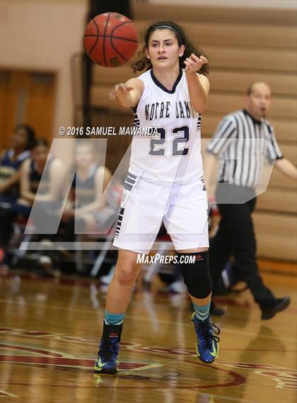 Thumbnail 1 in Notre Dame (SO) vs West Ranch (West Coast Holiday Classic) photogallery.