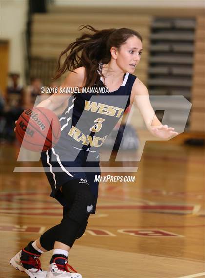 Thumbnail 2 in Notre Dame (SO) vs West Ranch (West Coast Holiday Classic) photogallery.