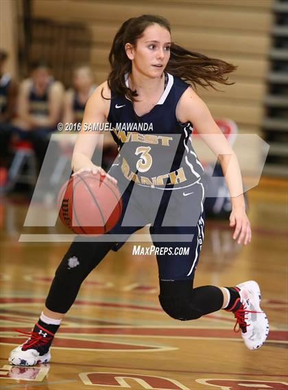 Thumbnail 3 in Notre Dame (SO) vs West Ranch (West Coast Holiday Classic) photogallery.