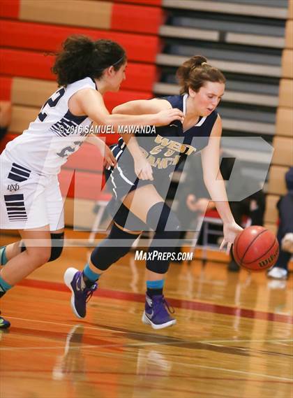 Thumbnail 2 in Notre Dame (SO) vs West Ranch (West Coast Holiday Classic) photogallery.