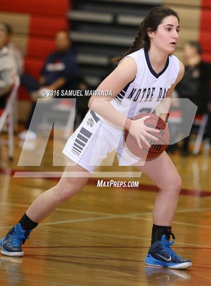 Thumbnail 3 in Notre Dame (SO) vs West Ranch (West Coast Holiday Classic) photogallery.