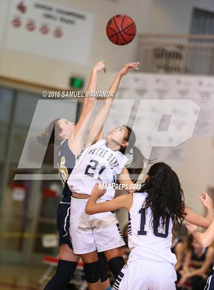 Thumbnail 2 in Notre Dame (SO) vs West Ranch (West Coast Holiday Classic) photogallery.