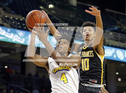 Thumbnail 2 in St. Frances Academy vs. Simeon (Chicago Elite Classic) photogallery.