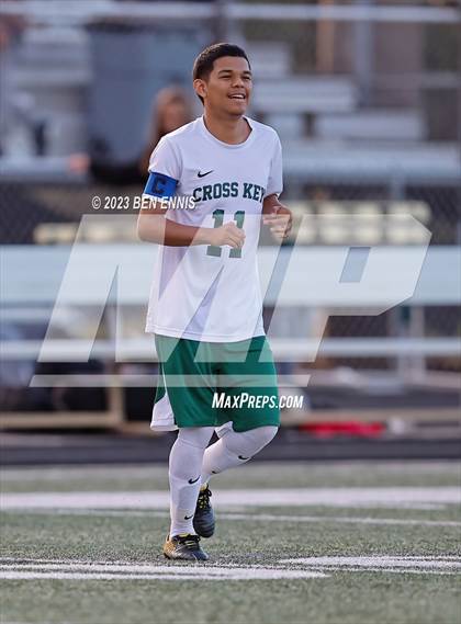 Thumbnail 1 in Cross Keys vs McIntosh (GHSA 5A First Round) photogallery.