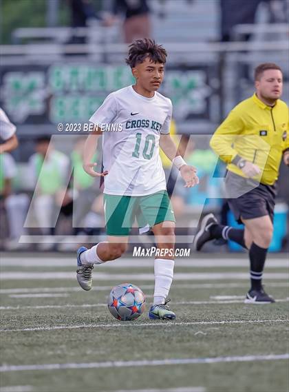 Thumbnail 1 in Cross Keys vs McIntosh (GHSA 5A First Round) photogallery.
