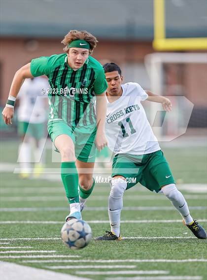 Thumbnail 1 in Cross Keys vs McIntosh (GHSA 5A First Round) photogallery.