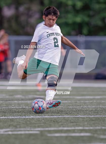 Thumbnail 1 in Cross Keys vs McIntosh (GHSA 5A First Round) photogallery.